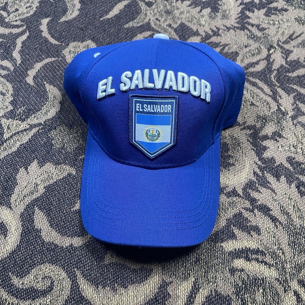 El Salvador Soccer Team Authentic Official Licensed Soccer Cap Rhinox New